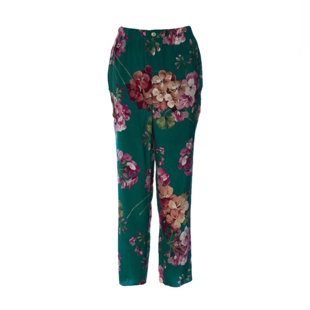 Gucci Silk Trouser Floral
